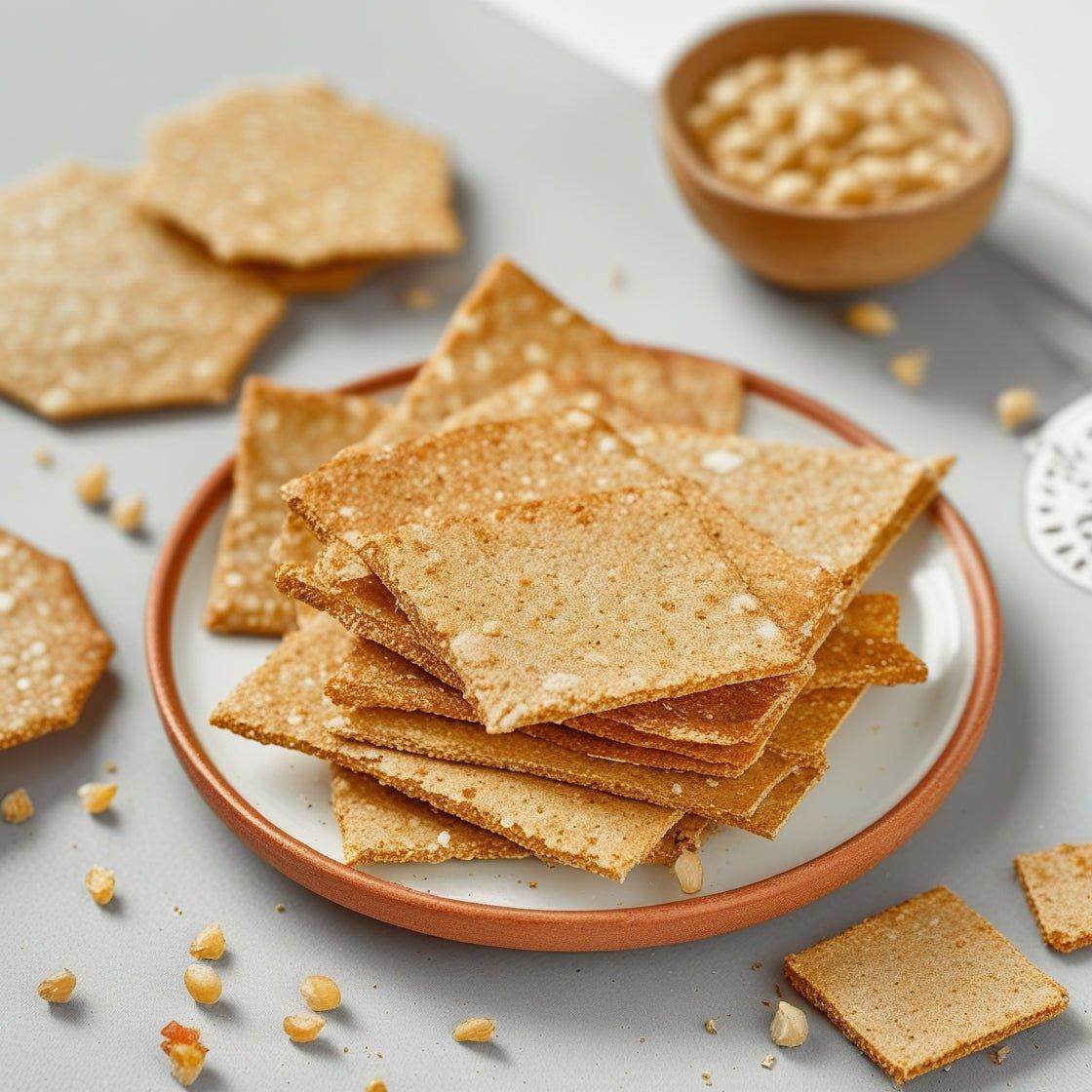 Sugar-Free Crackers (300gm) | No refined flour | No preservatives | No Refined Sugar | 100% Natural - Eatntunes
