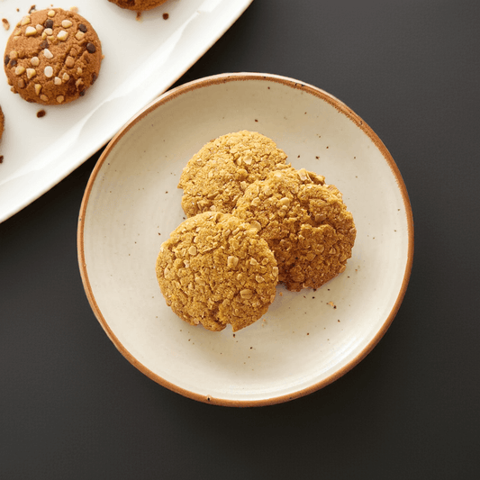 Millet Multigrain Oat Meal Cookies | No refined flour | No preservatives | Low Sugar | 100% Natural - Eatntunes