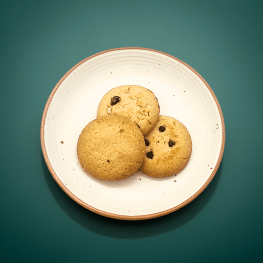 White assorted Cookies-Butter,Chocochip,Dryfruit | No refined flour | No preservatives | Low Sugar | 100% Natural - Eatntunes