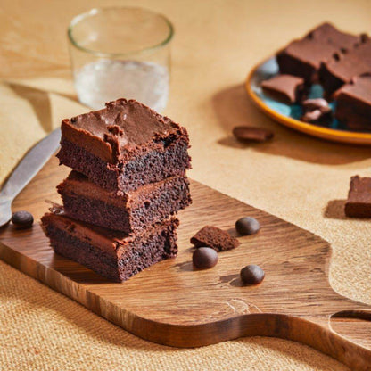 Lactose-Free Brownie (4 pcs ) | No refined flour | No preservatives | Lactose Free - Eatntunes
