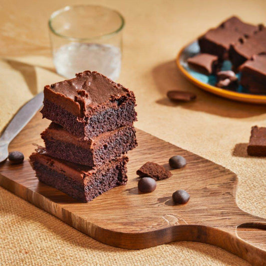 Lactose-Free Brownie (4 pcs ) | No refined flour | No preservatives | Lactose Free - Eatntunes