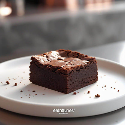 Lactose-Free Brownie (4 pcs ) | No refined flour | No preservatives | Lactose Free - Eatntunes