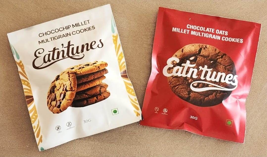 Lunch box Cookies-20nos| No refined flour | No preservatives | Low Sugar | 100% Natural - Eatntunes